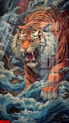 Download file gốc File tranh gốc in tranh tường nền tổng hợp H24476 (in lụa) tranh 3D