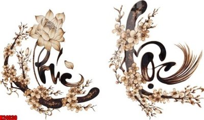 Ảnh gốc file in lụa File tranh gốc in tranh tường nền tổng hợp H24630 chi tiết