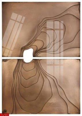 File in trần File tranh gốc in tranh tường nền tổng hợp H24729 (file gốc) hoa văn 3D