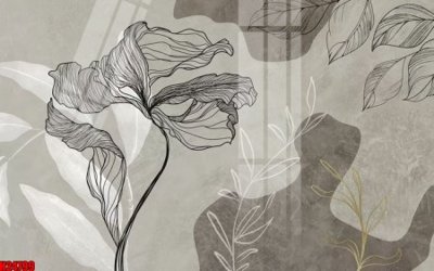 Tải file File tranh gốc in tranh tường nền tổng hợp H24799 (PSD) cho in tranh kính