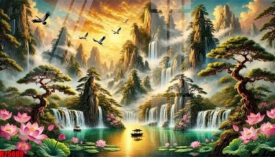 File in lụa File tranh gốc in tranh tường nền tổng hợp H25089 (phong cảnh) File tranh gốc in tranh tường nền tổng hợp H25089