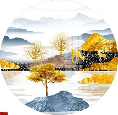 File gốc in ấn File tranh decor tranh bộ treo tường tổng hợp H2513 chuẩn màu CMYK