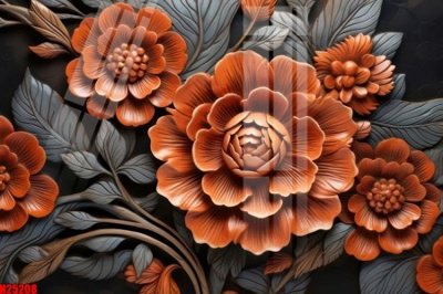 Tải file File tranh gốc in tranh tường nền tổng hợp H25208 (PSD) cho in tranh kính