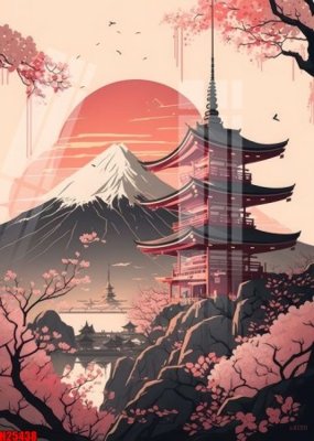 File tranh trang trí File tranh gốc in tranh tường nền tổng hợp H25438 (file gốc)