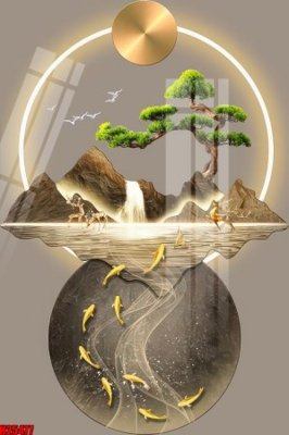 File in ấn File tranh gốc in tranh tường nền tổng hợp H25477 (bản gốc) chất lượng cao