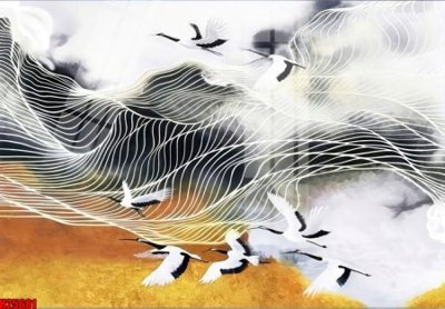 File gốc File tranh gốc in tranh tường nền tổng hợp H25681 (phong cách) cổ điển