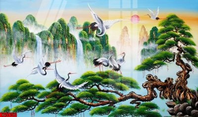 File tranh File tranh gốc in tranh tường nền tổng hợp H25853 (bản gốc) treo tường