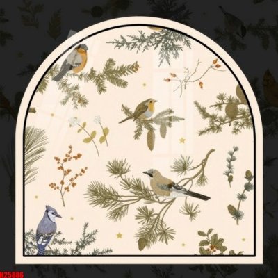 File gốc File tranh gốc in tranh tường nền tổng hợp H25886 (in lụa) họa tiết 3D