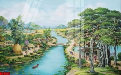 File in trần File tranh gốc in tranh tường nền tổng hợp H25914 (bản gốc) hoa văn