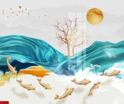 Tải file File tranh decor tranh bộ treo tường tổng hợp H2595 (ảnh gốc) in gạch men