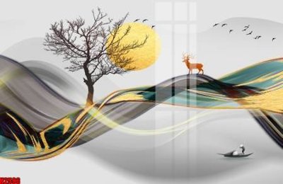 File gốc File tranh decor tranh bộ treo tường tổng hợp H2596 (thiết kế) độc quyền