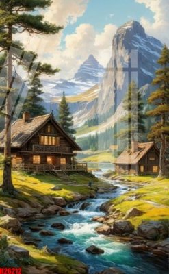 File gốc File tranh gốc in tranh tường nền tổng hợp H26212 (AI/EPS) cho in ấn