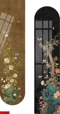 File tranh File tranh gốc in tranh tường nền tổng hợp H26362 (bản gốc) in lụa 5D