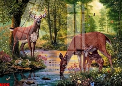 Download file gốc File tranh gốc in tranh tường nền tổng hợp H26742 (in mica) trang trí