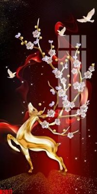 Download file File tranh decor tranh bộ treo tường tổng hợp H2677 (gốc) in mica ốp bếp