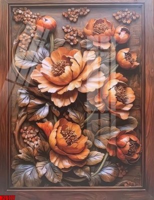 Download file gốc File tranh gốc in tranh tường nền tổng hợp H26777 (in mica) trang trí