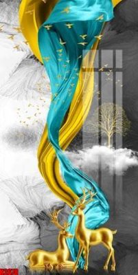 File PSD File tranh decor tranh bộ treo tường tổng hợp H2678 (bản gốc) cho nhà in