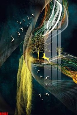 File PSD in ấn File tranh decor tranh bộ treo tường tổng hợp H2682 (chất lượng cao)