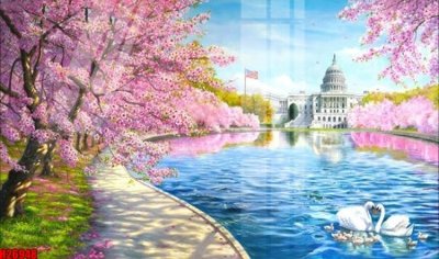 File in trần File tranh gốc in tranh tường nền tổng hợp H26948 (bản gốc) phong cảnh