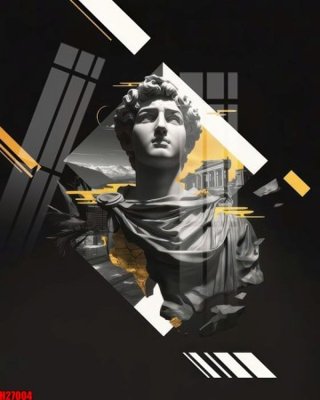 File tranh trang trí File tranh gốc in tranh tường nền tổng hợp H27004 (tải file gốc)