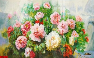 File gốc File tranh gốc in tranh tường nền tổng hợp H27009 (chuẩn màu) cho in offset