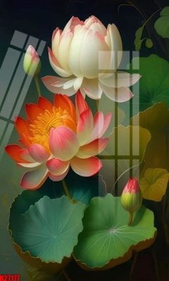 File gốc in ấn File tranh gốc in tranh tường nền tổng hợp H27177 chuẩn màu CMYK