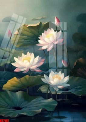 Tải file File tranh gốc in tranh tường nền tổng hợp H27187 (ảnh gốc) in tráng gương