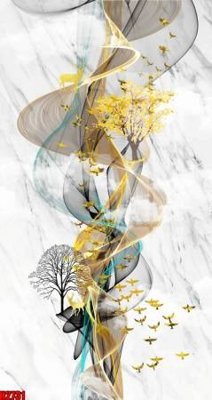 File tranh gốc in trần nhà File tranh decor tranh bộ treo tường tổng hợp H2731 3D