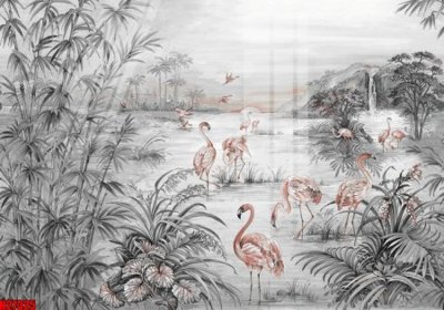 Tải file File tranh gốc in tranh tường nền tổng hợp H27325 (ảnh gốc) in gạch men