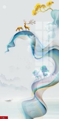 File ảnh File tranh decor tranh bộ treo tường tổng hợp H2735 (gốc) in decal dán tường