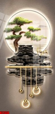 File gốc File tranh gốc in tranh tường nền tổng hợp H27358 (in mica) trang trí