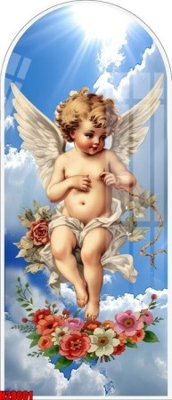 File tranh gốc in trần nhà File tranh gốc in tranh tường nền tổng hợp H28001 3D