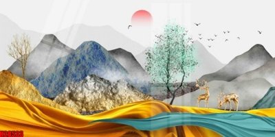 Tải file File tranh gốc in tranh tường nền tổng hợp H28533 (ảnh gốc) in gạch 3D