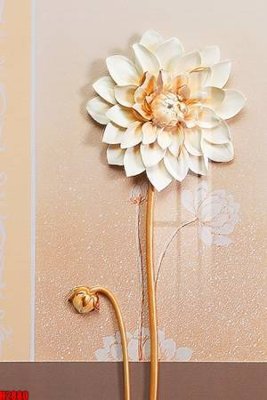 Download file gốc File tranh decor tranh bộ treo tường tổng hợp H2880 (in lụa) hoa lá