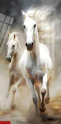 File gốc File tranh gốc in tranh tường nền tổng hợp H28820 (in lụa) tranh mã đáo