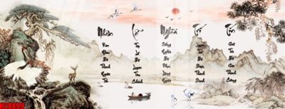 Tải file File tranh gốc in tranh tường nền tổng hợp H28899 (ảnh gốc) in tráng gương