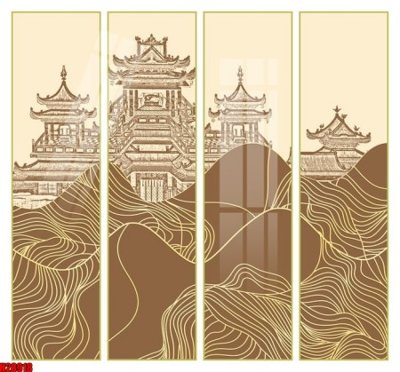 File in trần File tranh gốc in tranh tường nền tổng hợp H28918 (bản gốc 3D) sống động