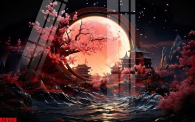 File gốc File tranh gốc in tranh tường nền tổng hợp H28998 (bản quyền) cho in ấn