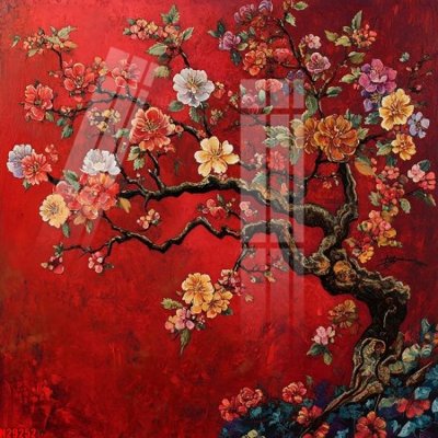 File tranh gốc in trần nhà File tranh gốc in tranh tường nền tổng hợp H29252 3D