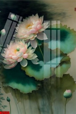 File gốc File tranh gốc in tranh tường nền tổng hợp H29324 (cho in 3D) độc đáo