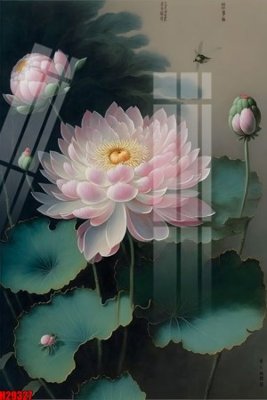 File gốc File tranh gốc in tranh tường nền tổng hợp H29327 (in tráng gương) ốp tường