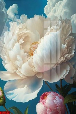 File gốc File tranh gốc in tranh tường nền tổng hợp H29433 (in lụa) tranh mã đáo