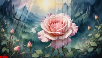 Tải file File tranh gốc in tranh tường nền tổng hợp H29897 (ảnh gốc) in tranh kính