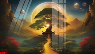 File ảnh File tranh gốc in tranh tường nền tổng hợp H30011 (gốc) in PP, decal