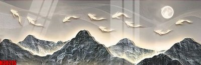 Ảnh gốc File tranh gốc in tranh tường nền tổng hợp H30215 (nét căng) in mica