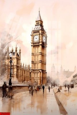 Tải file PSD File tranh gốc in tranh tường nền tổng hợp H30308 (nguyên layer) để in