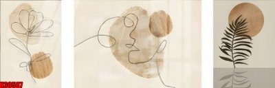 File tranh File tranh gốc in tranh tường nền tổng hợp H30587 (gốc) phong cách tối giản