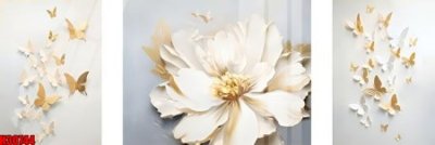 Tải file File tranh gốc in tranh tường nền tổng hợp H30744 (PSD) cho in tranh 3D