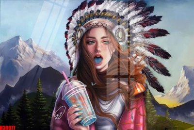 Tải file File tranh gốc in tranh tường nền tổng hợp H30977 (gốc) làm file in ấn