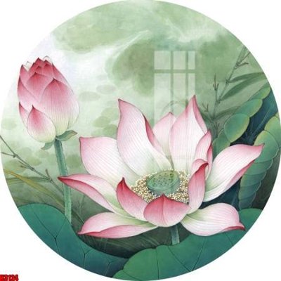 File tranh in trần 3D File tranh decor tranh bộ treo tường tổng hợp H3124 (ảnh gốc)